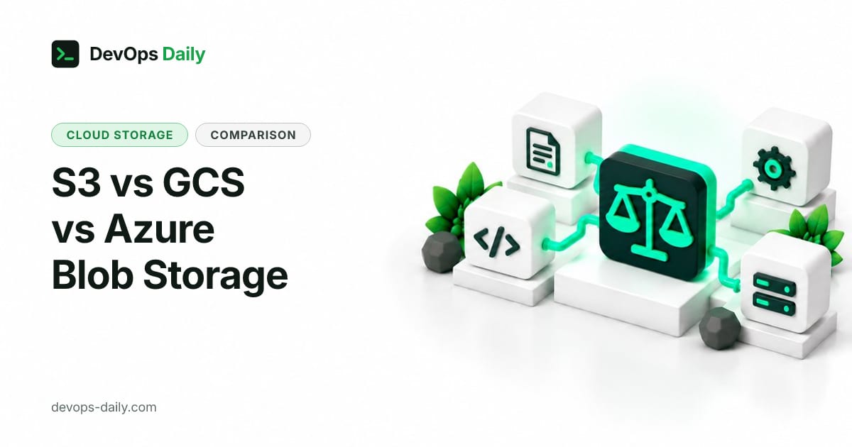 S3 vs GCS vs Azure Blob Storage