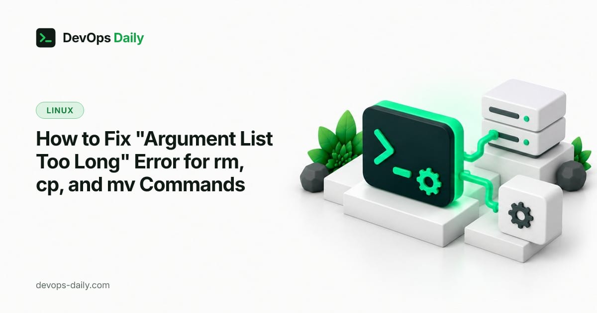 How to Fix "Argument List Too Long" Error for rm, cp, and mv Commands
