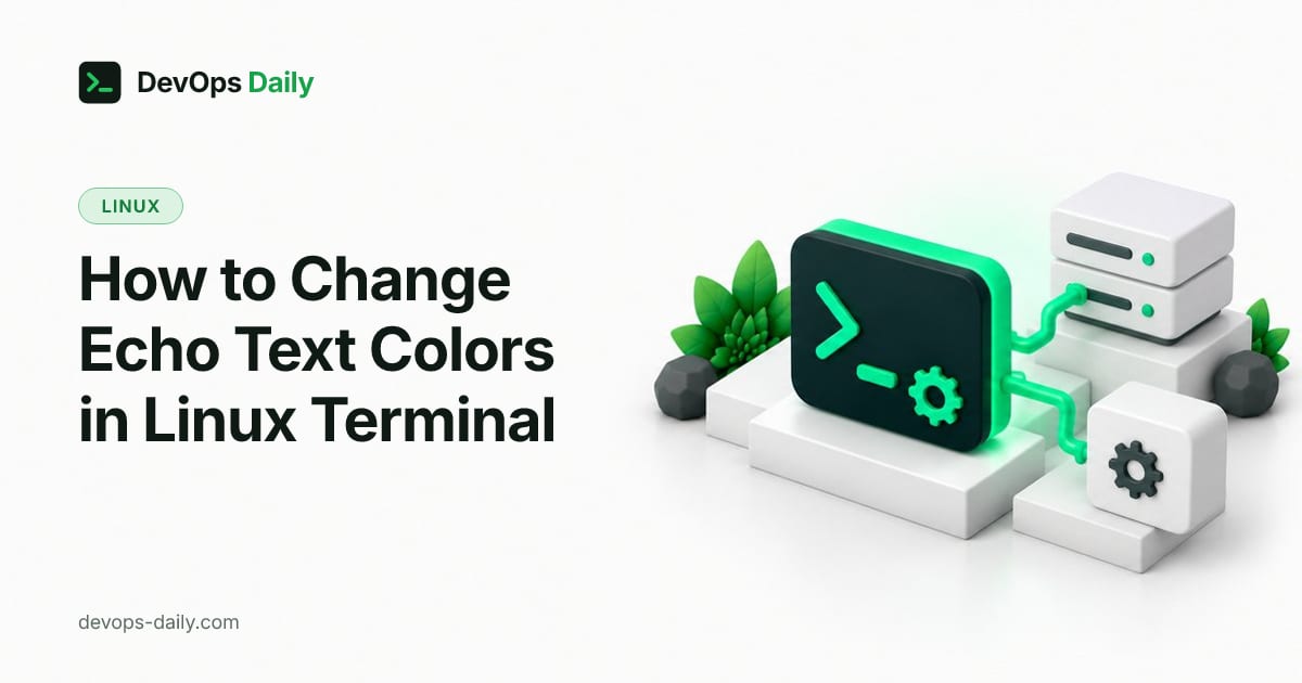 How to Change Echo Text Colors in Linux Terminal