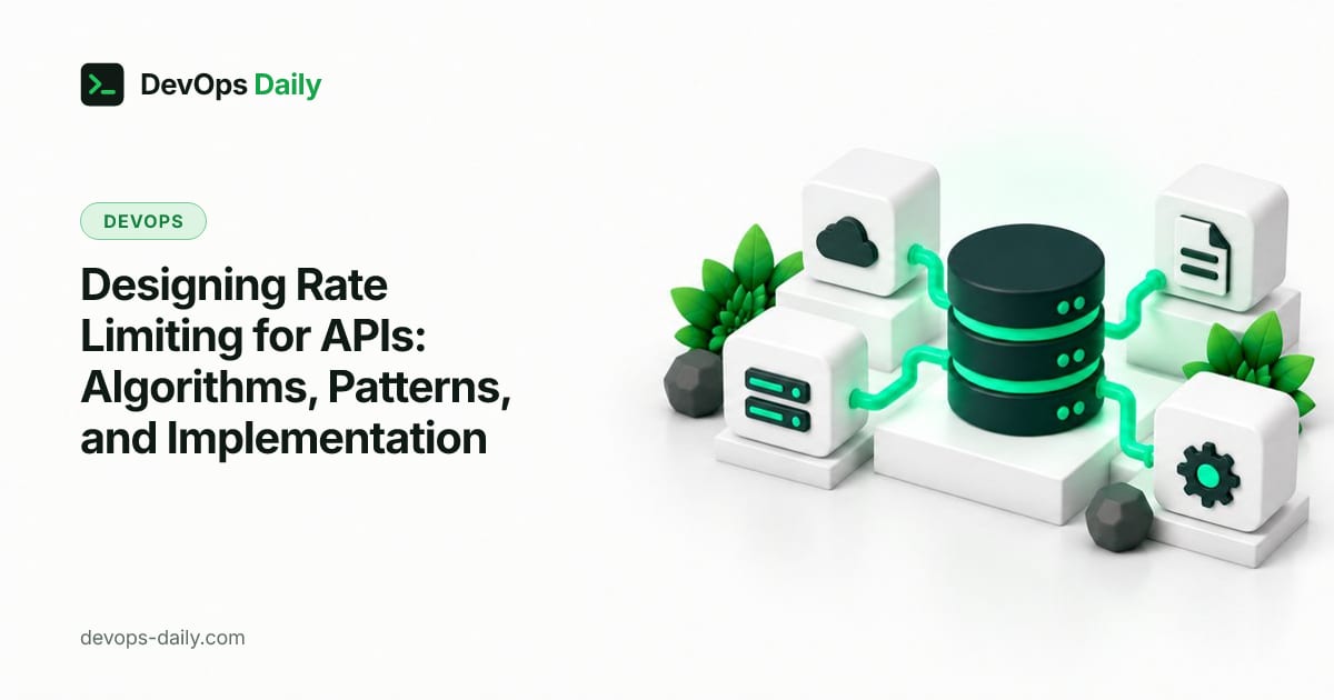 Designing Rate Limiting for APIs: Algorithms, Patterns, and Implementation