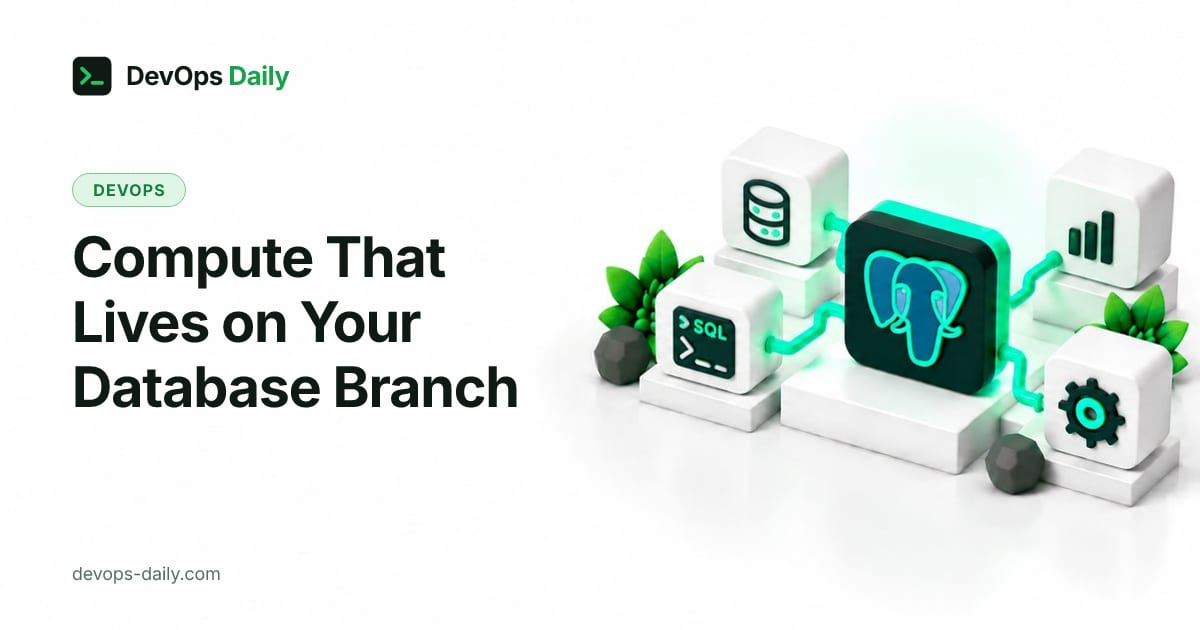 Compute That Lives on Your Database Branch