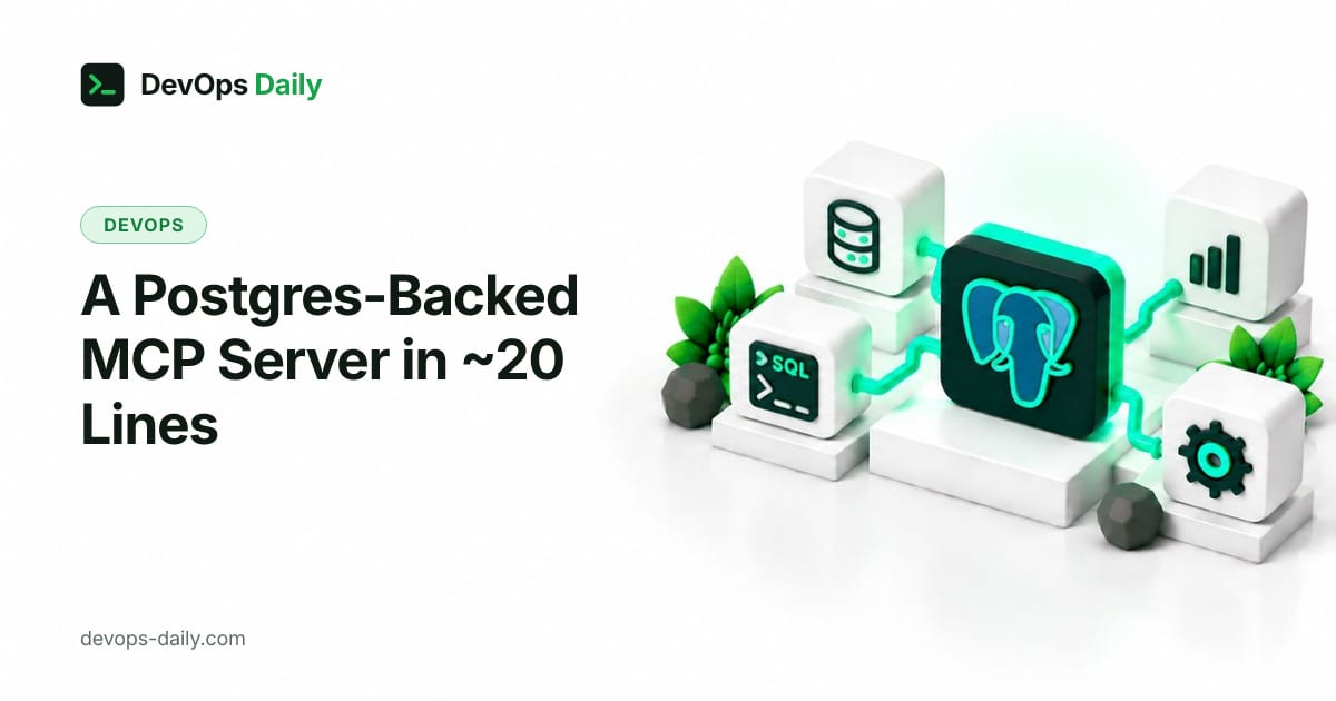A Postgres-Backed MCP Server in ~20 Lines