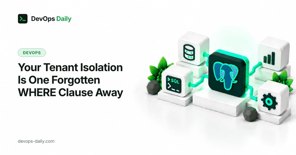 Your Tenant Isolation Is One Forgotten WHERE Clause Away