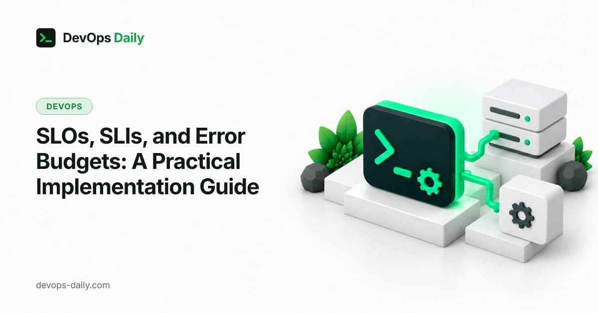 SLOs, SLIs, and Error Budgets: A Practical Implementation Guide