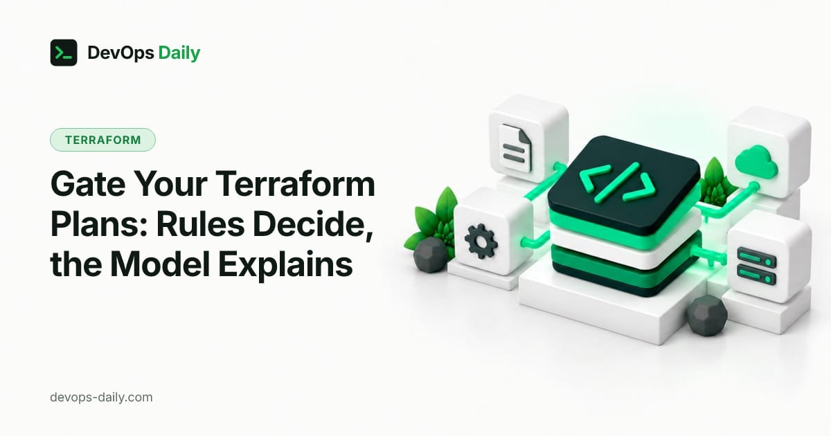 Gate Your Terraform Plans: Rules Decide, the Model Explains