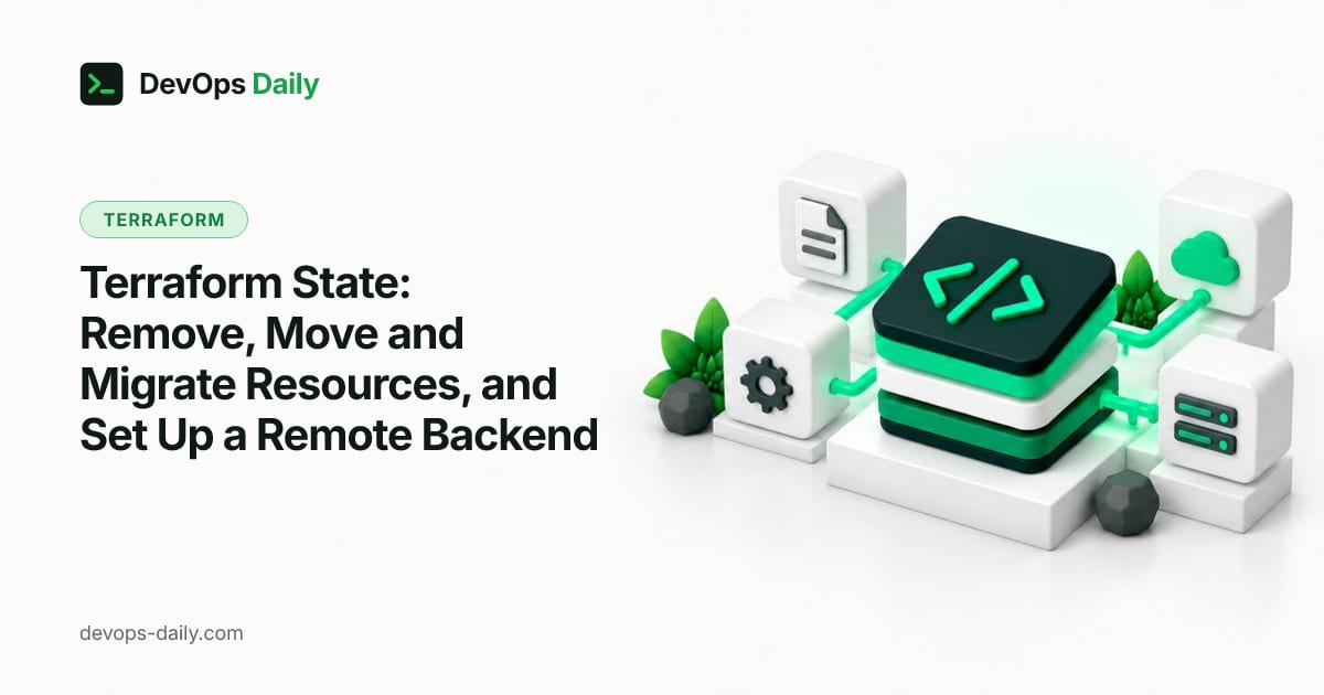 Terraform State: Remove, Move and Migrate Resources, and Set Up a Remote Backend