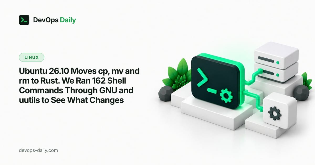 Ubuntu 26.10 Moves cp, mv and rm to Rust. We Ran 162 Shell Commands Through GNU and uutils to See What Changes